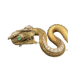 Broche serpent