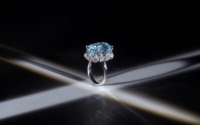 Bague Duchesse aigue-marine