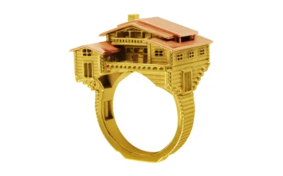 TOURNAIRE Chalet, collection architecte, bague