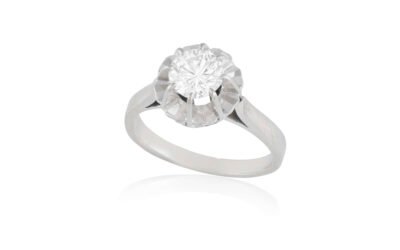 Solitaire diamant 0,85 carats