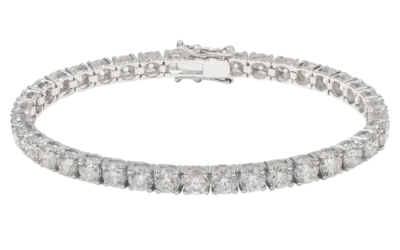 Bracelet ligne tennis or jaune diamants 3,09 carats